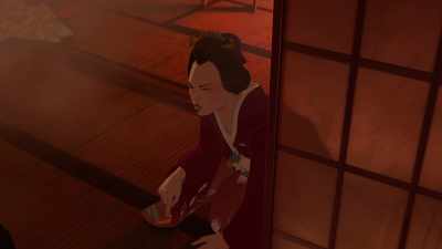 Get back here. [chuckles] - BLUE EYE SAMURAI