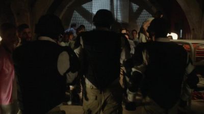 Get back!
I said get back. - The 100