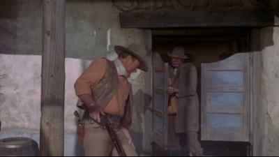 Get back in here, you fool. - Rio Lobo