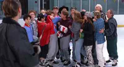 Get your coach off the ice.
We have to practice now. - D2: The Mighty Ducks
