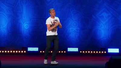 "Get your dick out of your ass
and get ready for school!" - Russell Howard: Recalibrate