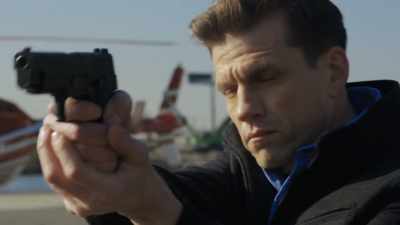 - Get down.
[gunshots crack] - The Enemy Within
