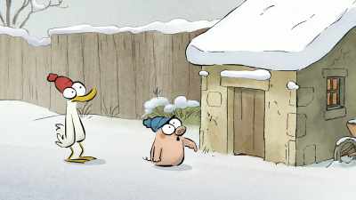 - Get down now, it's dangerous.
- Oh, OK, sorry. - The Big Bad Fox and Other Tales