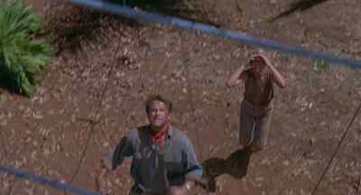 Get down now! - Jurassic Park