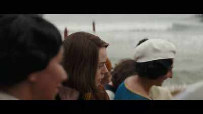 Get down!
You're under arrest for indecency. - Young Woman and the Sea