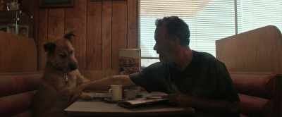 Get your elbows off the table.
Off the table. Down. - Finch