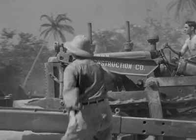 Get goin', men.
Get goin'. - The Fighting Seabees