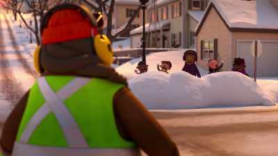 Get her! - Diary of a Wimpy Kid Christmas: Cabin Fever