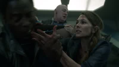 - Get him to medical now! - The 100