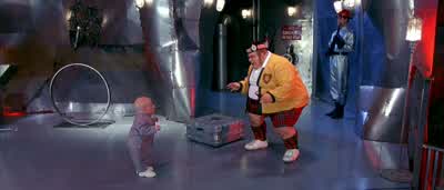 L'm bigger than you l'm higher on the food chainGet in my belly - Austin Powers: The Spy Who Shagged Me