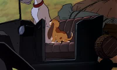 Get in the back, half-pint. - The Fox and the Hound