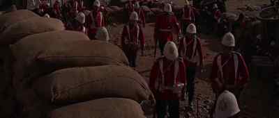 Get in the redoubt, my lucky lads.
Make a move. - Zulu