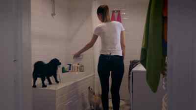 Get in there, Leroy. Good boy. - Emma and Eddie: A Working Couple