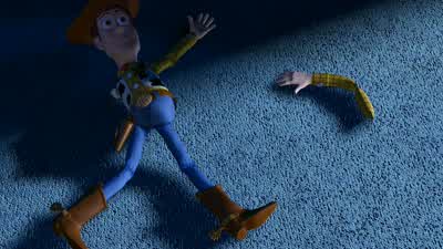 Uh... Oh. Get in there. There you go. Cheap case. Where is the remote? Where is the remote? Why don' - Toy Story 2