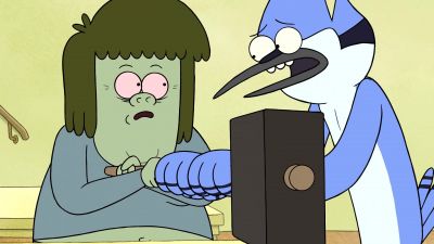 Get inside! Quickly. - Regular Show