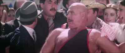 Get him into the movie house - The Big Brawl