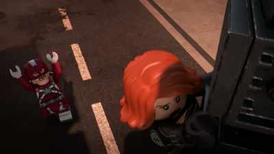 Get it? [laughs] - LEGO Marvel Avengers: Code Red