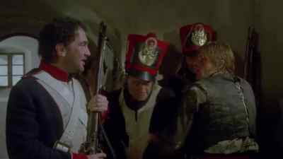 Get off, you daft... It's me! It's me! - Sharpe's Honour
