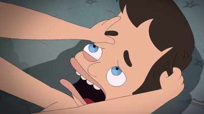 -Get off me!
-[Val and Curt laugh] - Big Mouth