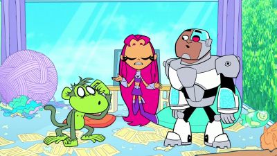 Get off
of me, fool! - Teen Titans Go!