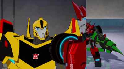 Get off of me! - Transformers: Robots In Disguise