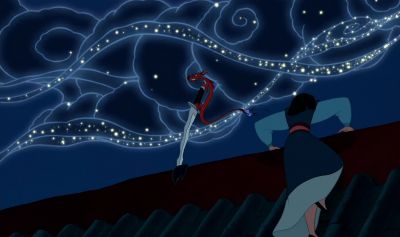 Get off the roof, get off the roof, get off the roof. - Mulan