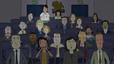 - Get him off the stage.
[all booing] - Ten Year Old Tom