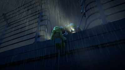 Get on my back. - LEGO Jurassic Park: The Unofficial Retelling