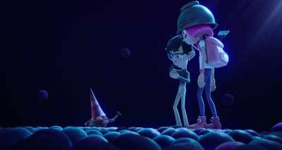 Get out! Back, man!
This flute is a weapon. - Gnome Alone