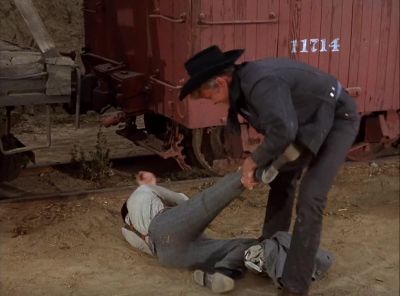 Get out of there,
pard. - The Virginian