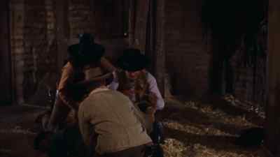Get out there.
We'll be along as soon as we get him tied. - Rio Bravo