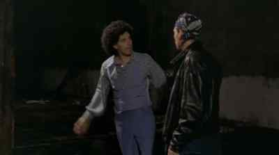 Get outta here, man. You're here 
blurred. Go on, get out! - The Search for One-eye Jimmy