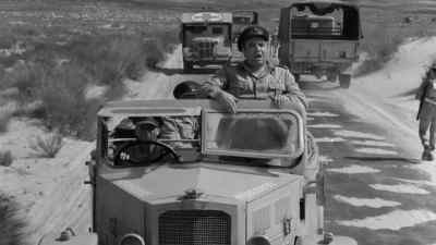 Get over, man. Get over!
Keep to the side! - Ice Cold in Alex