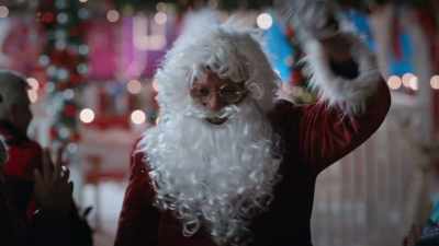 Get your photo with Santa.
Single file, right behind me. - A Reason for the Season