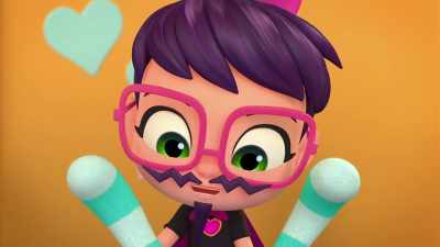 Get ready to see your
Super Bad Guy suit. Ta-da! - Abby Hatcher