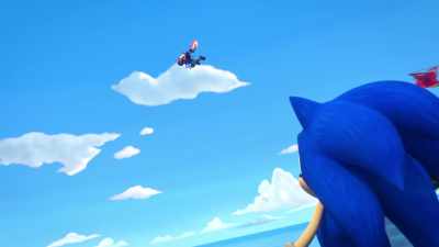 Get that shard back here,
you flying beatnik! - Sonic Prime
