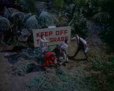 Get some rocks.
Don't let him fix
those glasses. - Land of the Giants