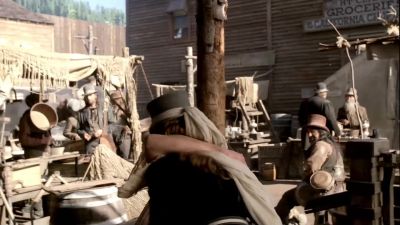 Get the fuck inside, Leon,
before I take out my gun and kill you! - Deadwood