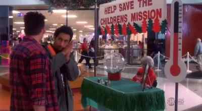Get the money. Go. Bye. - Santa with Muscles