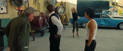 Get the wardrobe off get your shit and get fucked - Once Upon a Time    In Hollywood