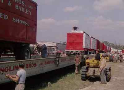 Get tight in front of those wheels. - The Greatest Show on Earth