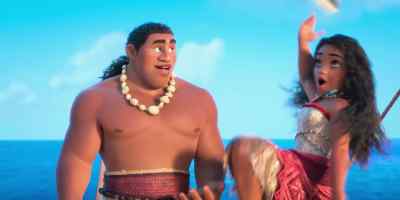 ♪ Get up
And get on your feet ♪ - Moana 2