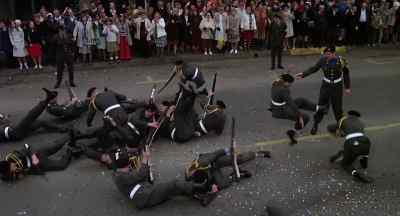 Get up, you faggots!
Get up and charge! - National Lampoon's Animal House