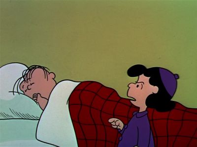Get up Linus it's time to go to school - A Boy Named Charlie Brown