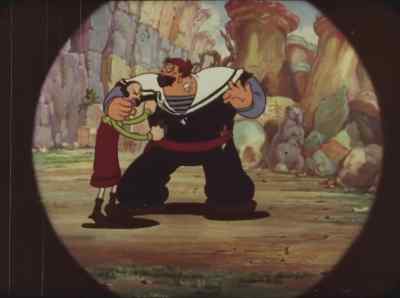 Get up sugar and give us a little smack - Popeye the Sailor Meets Sindbad the Sailor