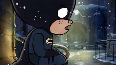 Getting your belt back
won't prove anything to your dad. - Merry Little Batman