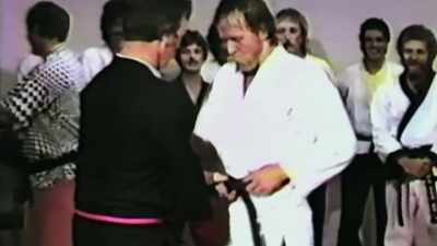 Getting my black belt
was one of my single - Dealt