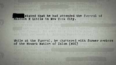 Getting information from the FBI - Who Killed Malcolm X?