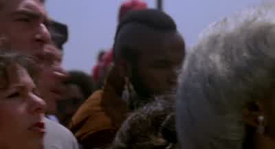 Getting out while you canDon't give this sucker no statue Give him gutsI told you I wasn't going awayYou got your shot now give me mineWhy don't you get the hell out of thereShut up old man I ain't going nowhereWhy don't you tell all these nice folks why - Rocky III