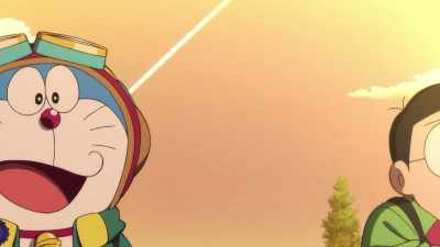 Gian is getting nicer and Suneo
isn't mean anymore. - Doraemon the Movie: Nobita's Sky Utopia